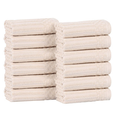 Juras Ribbed Cotton Washcloth Set