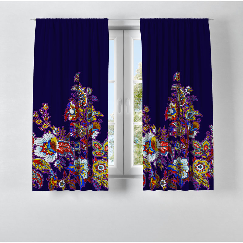 Semi Sheer Curtain Pair, 20" W x 52" L