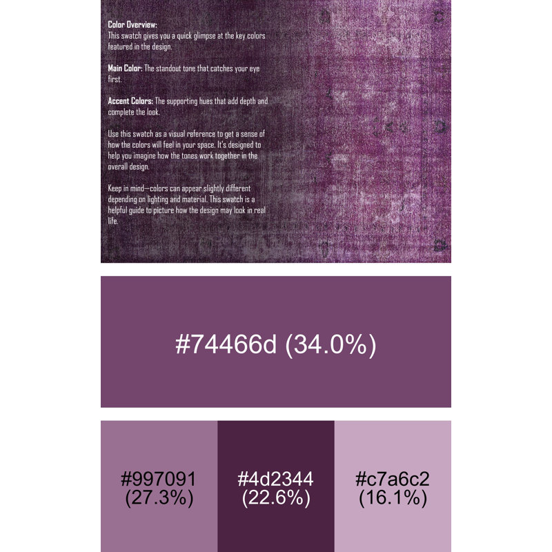 Tapis mauve, Rectangle 8 pi x 12 pi