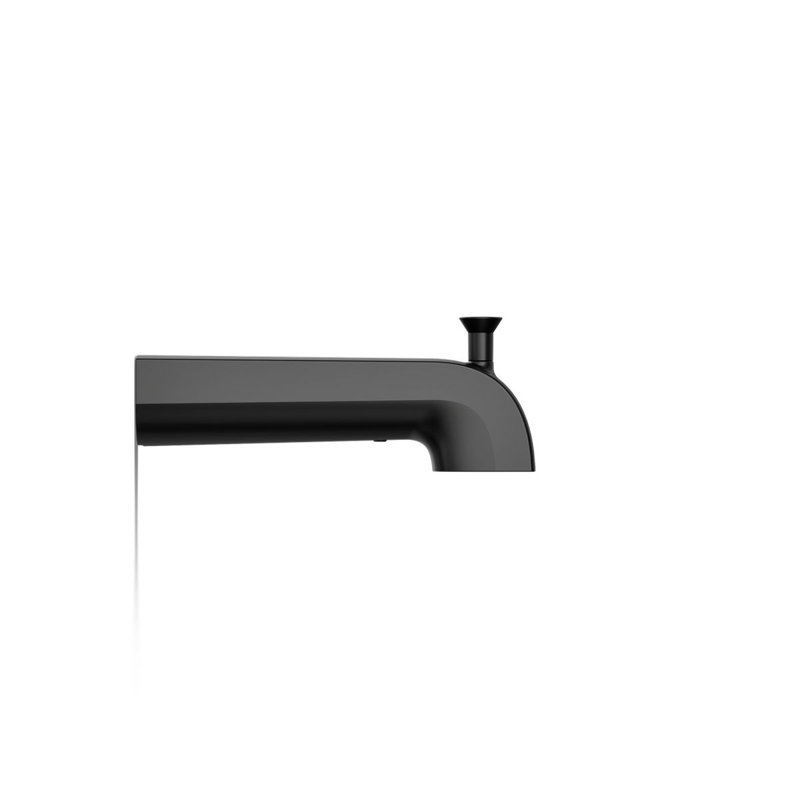 Pitch Wall-Mount Diverter Bath Spout, Matte Black