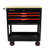 3 Drawers Multifunctional Tool Cart With Wheels And Wooden Top