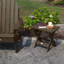 Chaise Adirondack en plastique avec repose-pieds Milaca-27117473