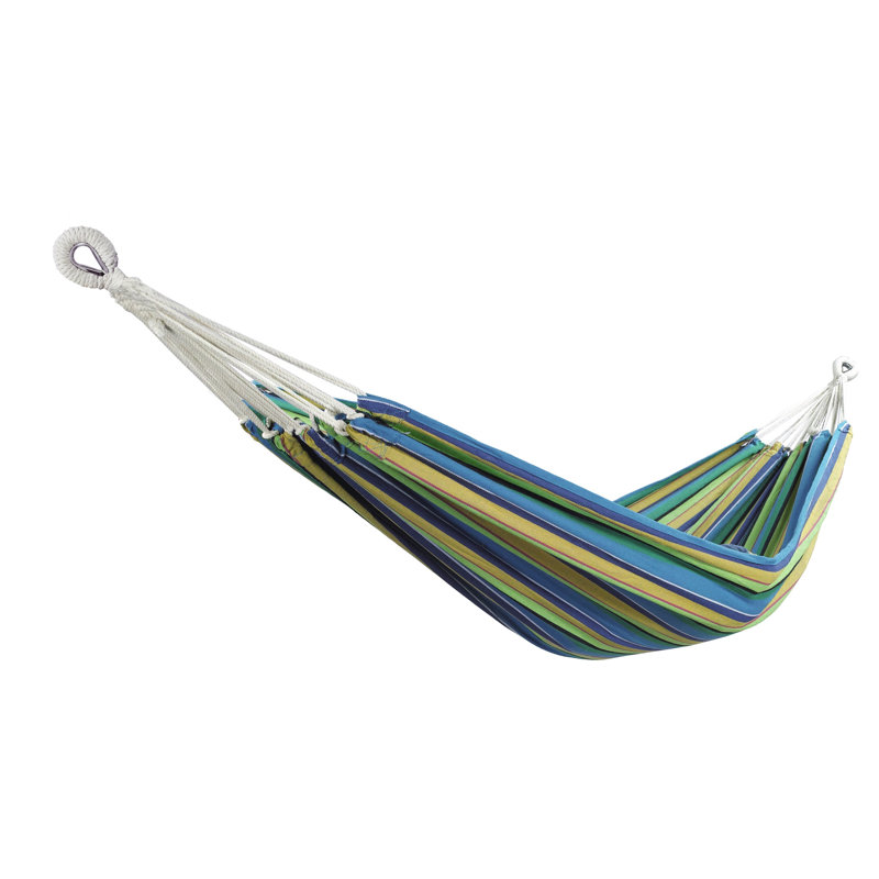 Hamac pour arbre de suspension Mathis, H 1 po x l 40 po x P 75 po, Jaune / rouge
