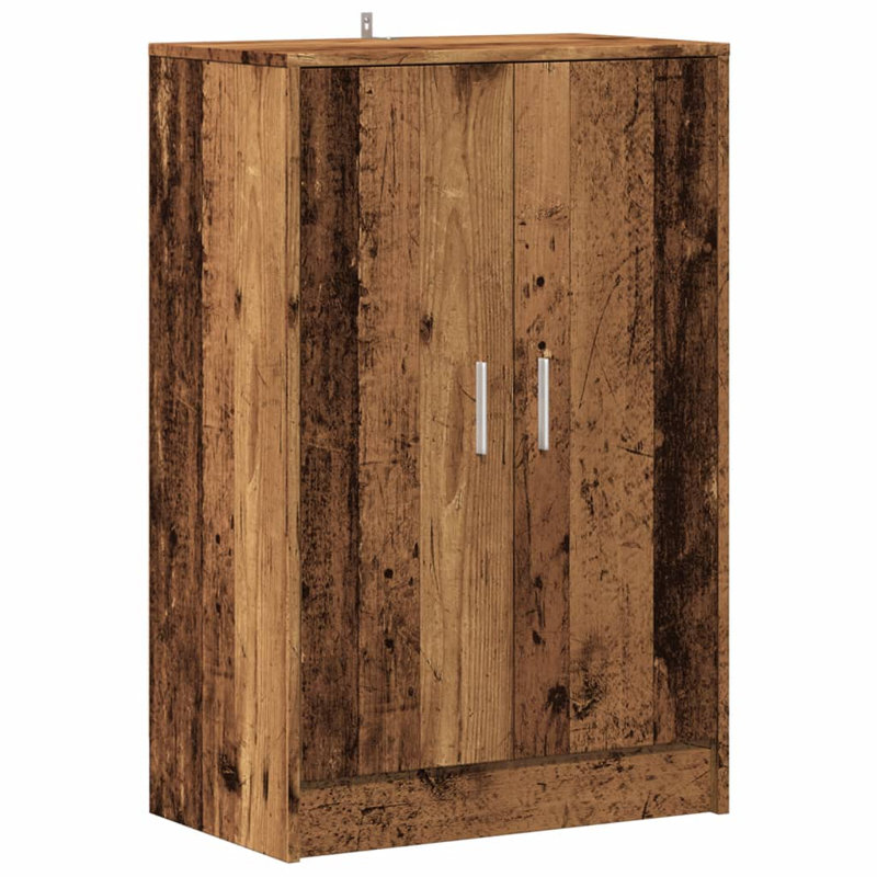 Shoe Storage Cabinet, Old Wood