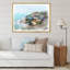 Maison de rêve par le paysage marin - peinture sur toile-67390356-67390357