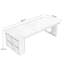 Bureau rectangulaire en bois massif brun noisette-329136103