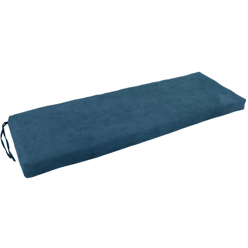 Outdoor 3'' Seat Cushion, 54'' W x 19'' D, Blue