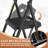 Folding Step Stool With Wide Anti-Slip Pedal, Sturdy Steel Ladder, Convenient Handrail, Lightweight, Portable Steel Step Stool