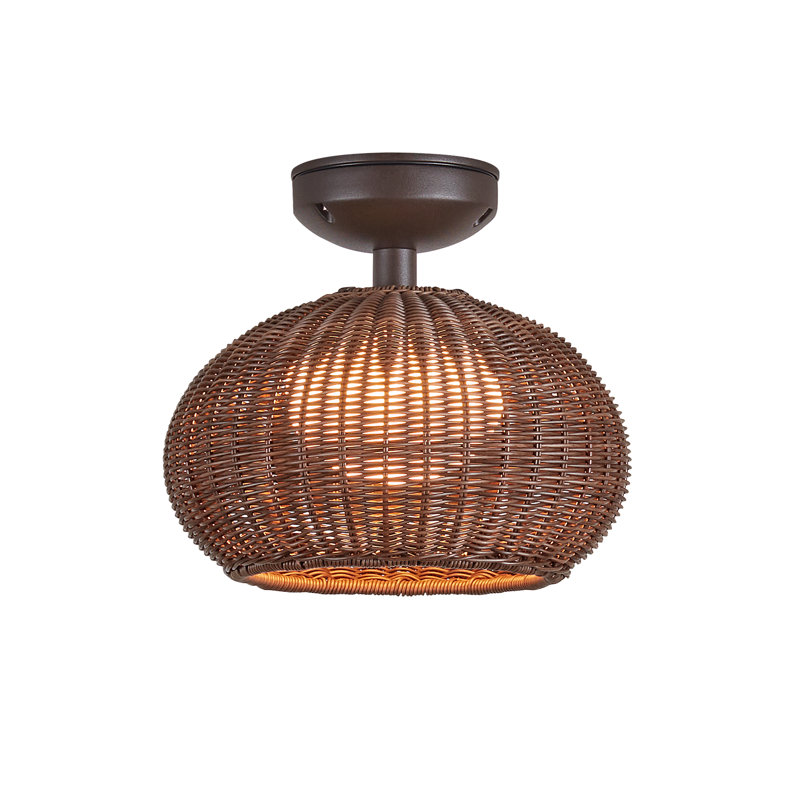 Garota 1 - Light LED Semi Flush Mount, Graphite Brown