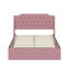 Grand lit tapissier capitonné avec détails en cristal-278921558