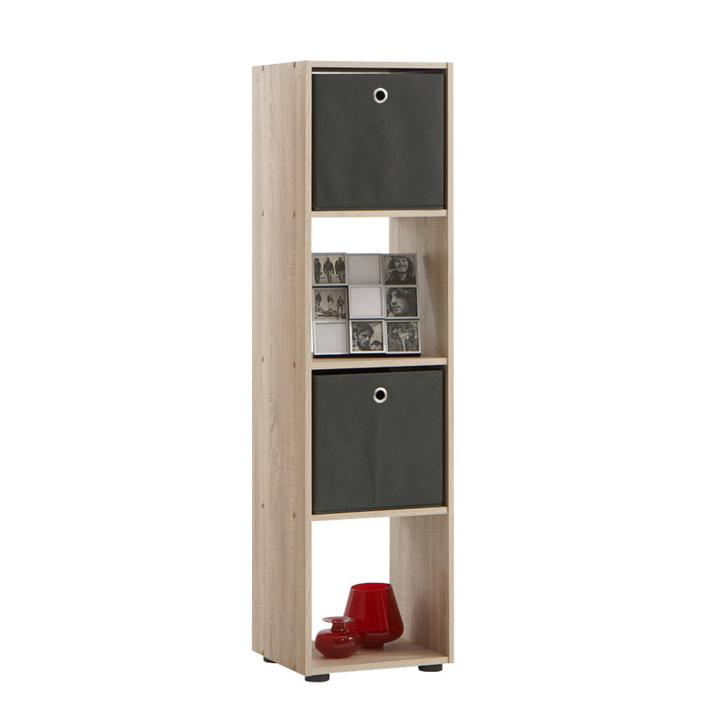 Mega 36.5cm W Wood-Based Material Cube Bookcase, Oak