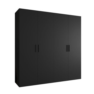 Berlie I Hinged Door Wardrobe 200cm - Dramatic, Soft-Close Storage for Contemporary Living