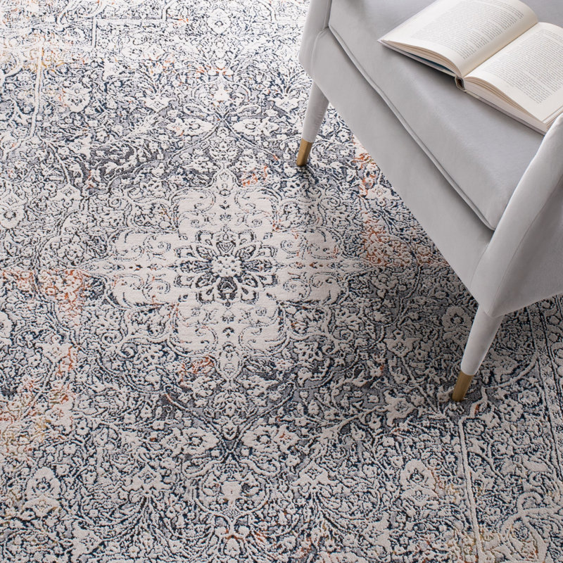 Tapis oriental performance Willena, Carré 5 pi 3 po