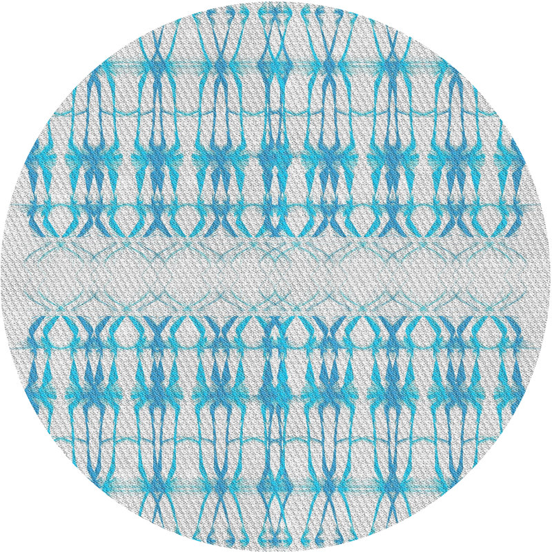 Wool Indoor Rug, Round 4'