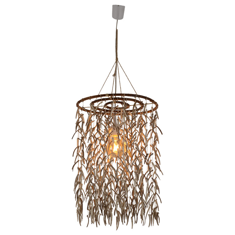 Thirsk 1 - Light Grey Unique/Statement Pendant