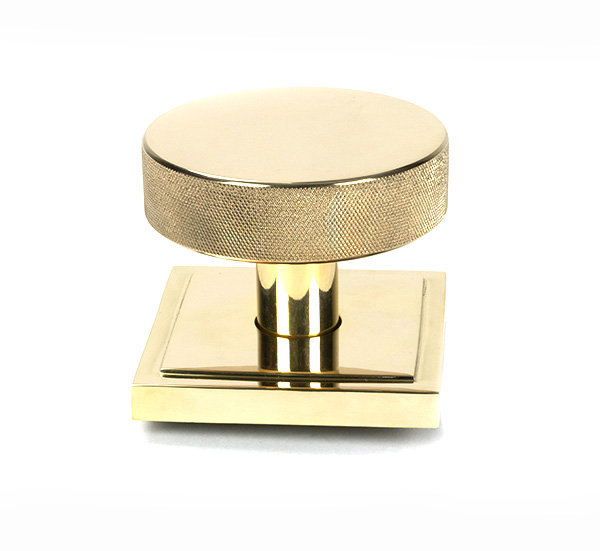 Brompton Single Dummy Door Knob , Satin Brass