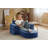 Boneless 41 inch Modern Velvet Floor Sofa Bed, 3-in-1 Convertible Memory Foam Futon with No Assembly Required for Small Space-138050998