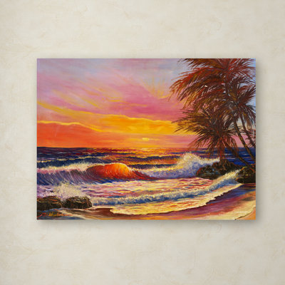 «Hawaiian Glow» de Luverne, reproduction sur toile tendue