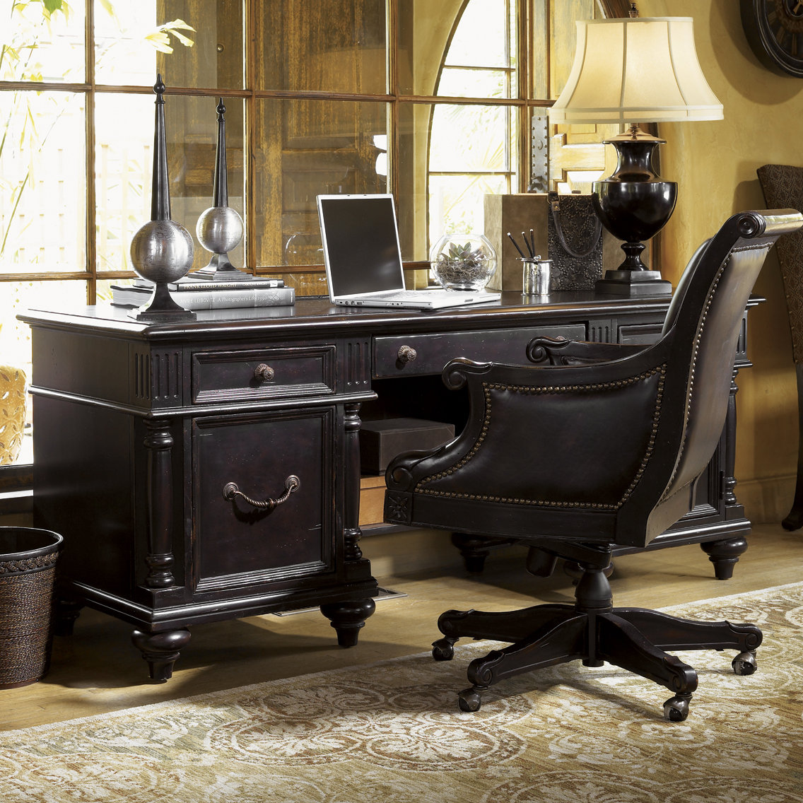 Kingstown Admiralty Credenza Executive Desk with Chair