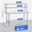 91.4cm W Stainless Steel Top Workbench