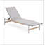 Chaise longue d'extérieur Hargrove Aluminun