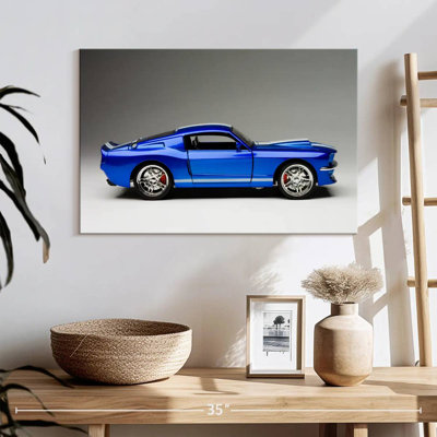Mehar Old Blue Sports Car