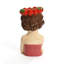 Grand vase sculpture en céramique Lady Strawberries