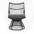 Gray Cushion/Black Frame