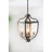 4 - Light Metal Chandelier, Hanging Light Fixture With Adjustable Chain For Kitchen Dining Room Foyer Entryway, Bulb Not Included