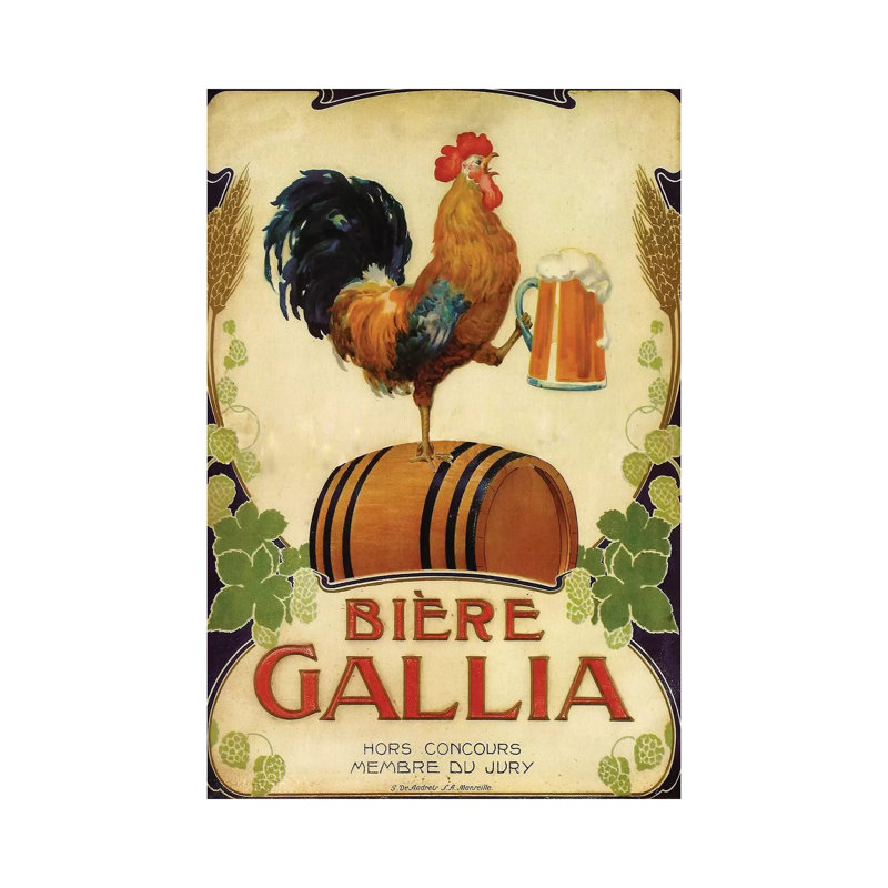 Bi¨re Gallia - Wrapped Canvas Print, 20.32 cm H x 30.48 cm W