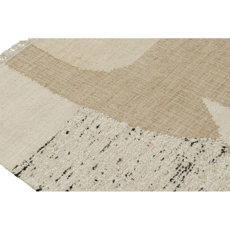 Hand Knotted Area Rug in Brown