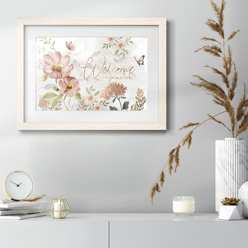 Summers Welcome, reproduction d'art encadrée, Blanc, H 14 po x l 20 po x P 1,5 po