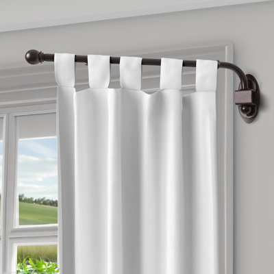 Latoshia Adjustable Single Curtain Rod