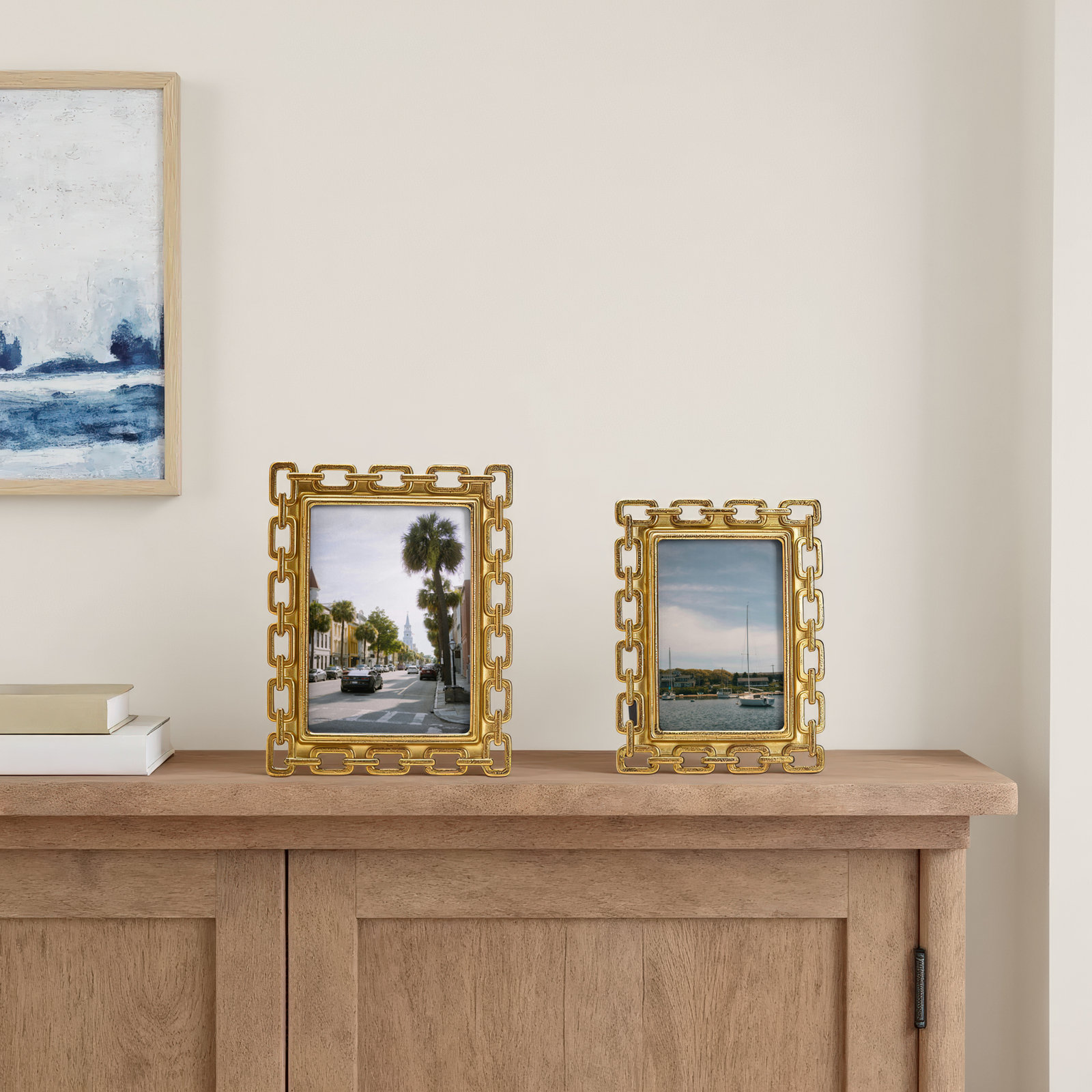 Gold Chain 4" x 6" Picture Frame