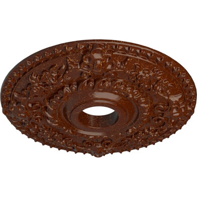 Médaillon de plafond de 18 po x P 3 po x P 1 1/2 po (convient aux auvents jusqu'à 7 1/4 po)