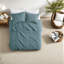 Teal Microfiber Bedding Set, Cozy Farmhouse Style For All Seasons