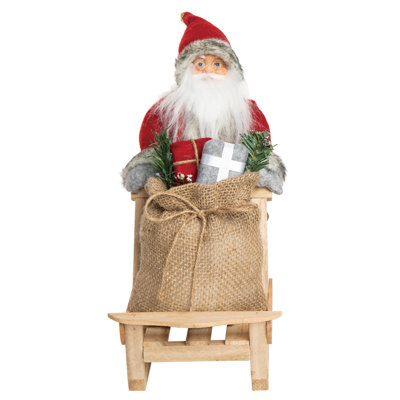 Christmas Santa Claus Stuffed Holiday Accent