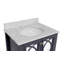 Brendale 30'' Single Bathroom Vanity with Carrara Marble Top-445733875