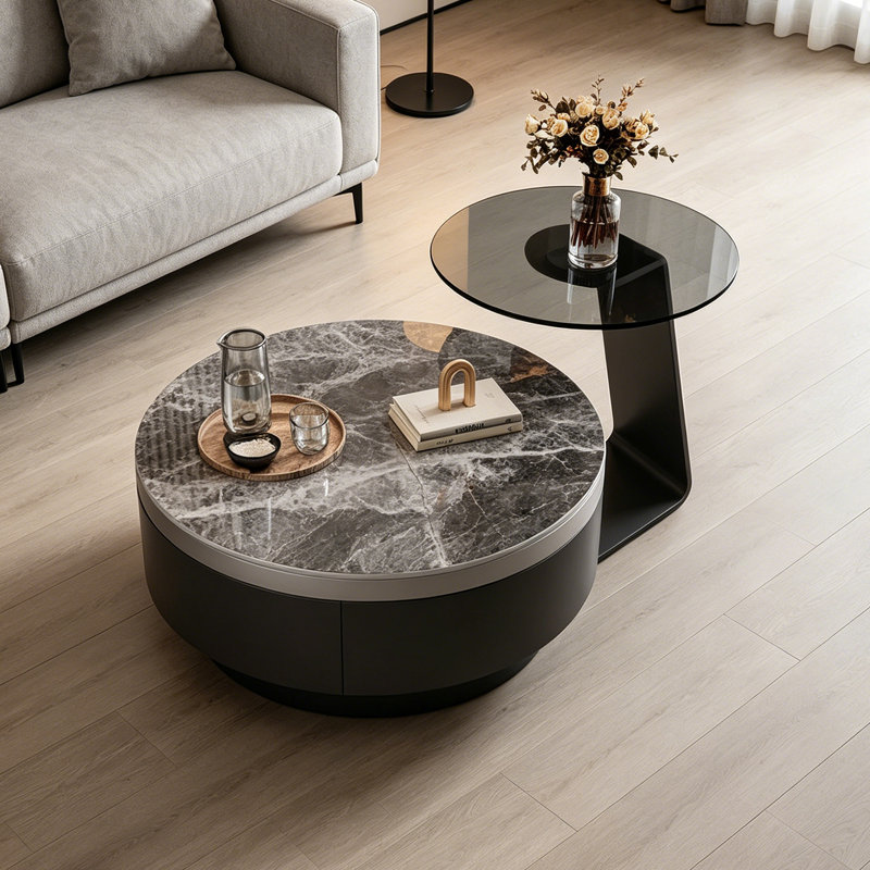 Slivon, H 13 po x l 31,49 po x l 31,49 po, Gray