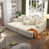 Beige, tissu blanc