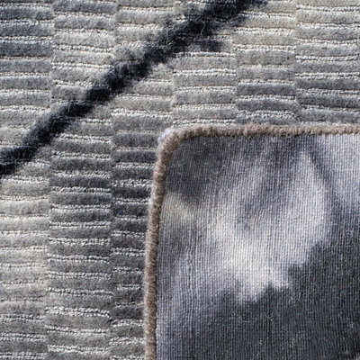 Expression Hand Knotted Wool Geometric Rug