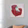 Bulldog On Red by Carol Dillon - Wrapped Canvas Gallery-Wrapped Canvas Giclée