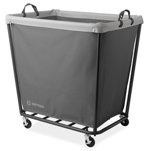 Metal Laundry Cart with Wheels