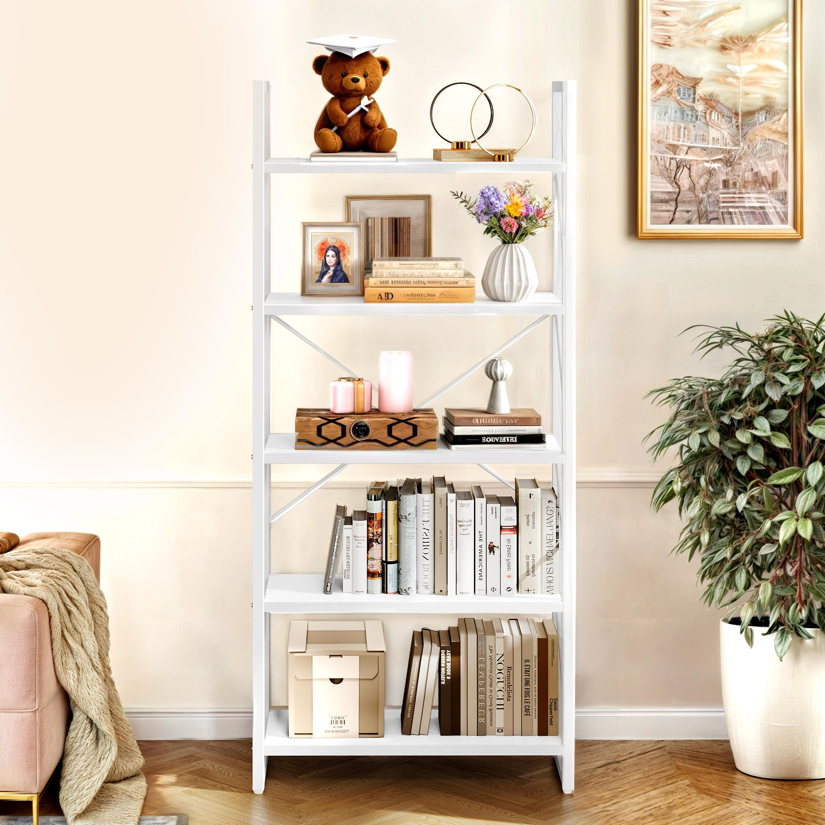Rebrilliant Paelyn Bookcase Wayfair Canada