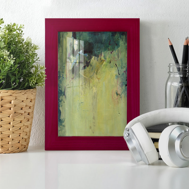«Frants Paradise Falls I», impression encadrée sur papier, Rouge, H 6 po x l 4 po x P 1 po