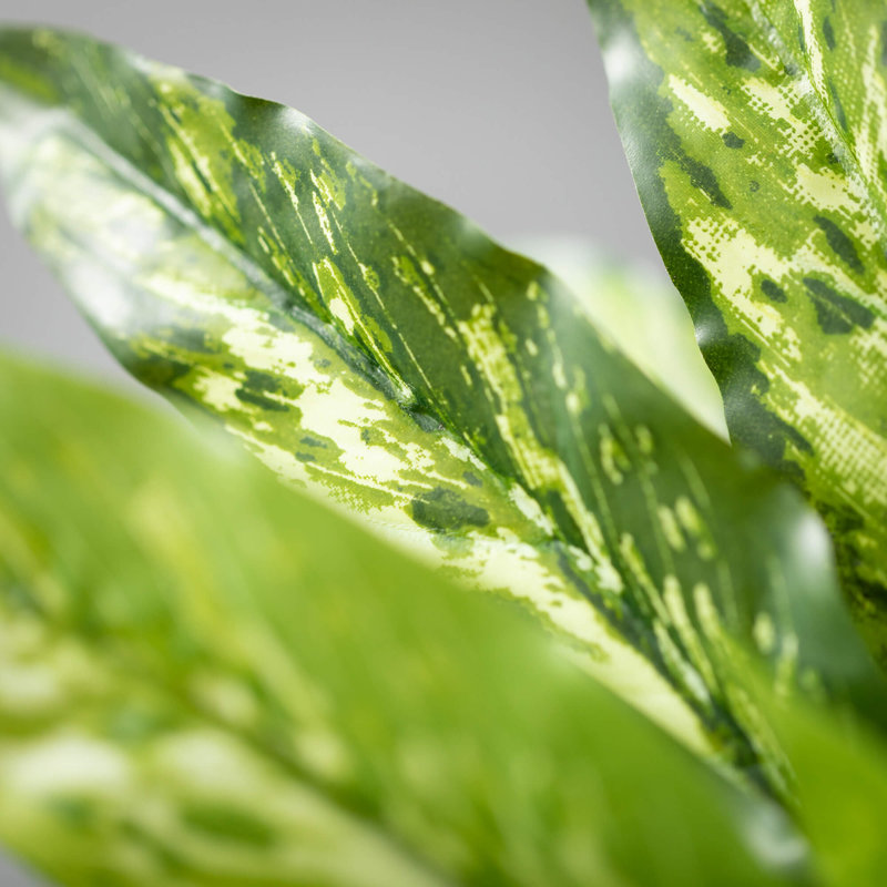 Buisson artificiel Aglaonema H 20 po; vert