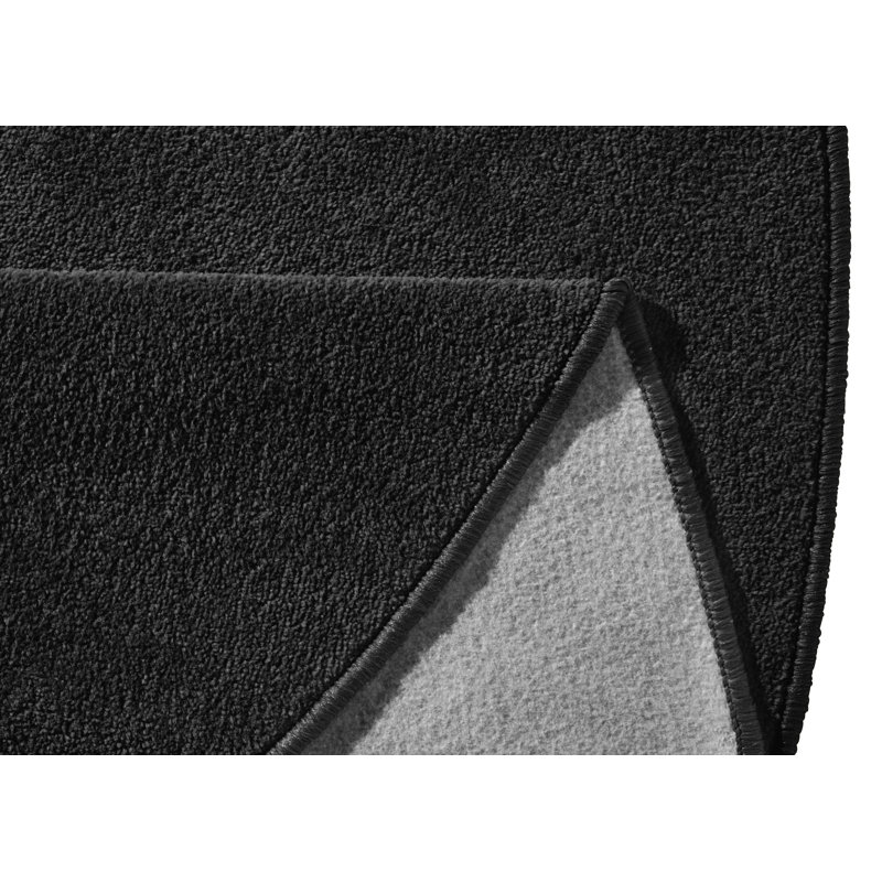 Fancy Black Rug, Round 200cm