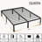 Metal Bed Frame-simple Metal Platform Bed Frame Storage Space Under The Bed Frame-322552893
