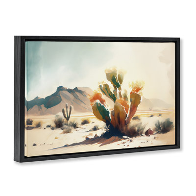 Cadre flottant Desert Dream at Sunrise, design par Titan Turner
