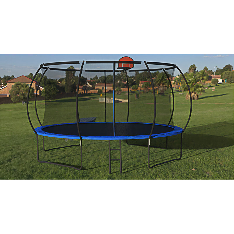 Trampoline citrouille 14 pi